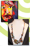 Original Paintings, Post Cards and Fine Jewelry 